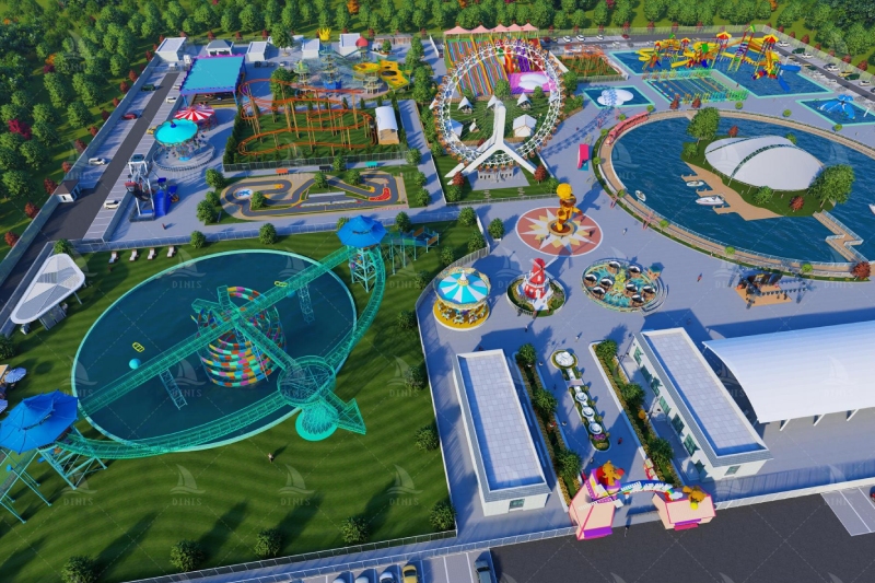 Amusement Park Design Made by Dinis to Help Your Park Maximize Benefits