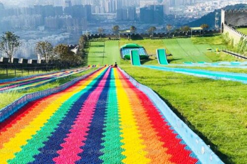 Rainbow Slide Best Amusement Attraction for Scenic Spots