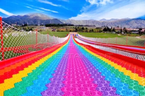 Rainbow Slide in Resorts Popular with Tourists