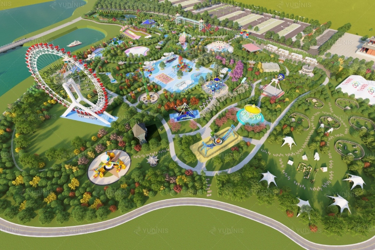 Top Profitable Entertainment Park with Various Mechanical Rides