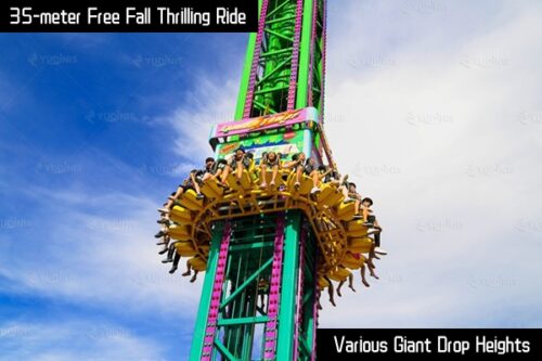 Various Gyro Drop Tower Manufactured by Dinis