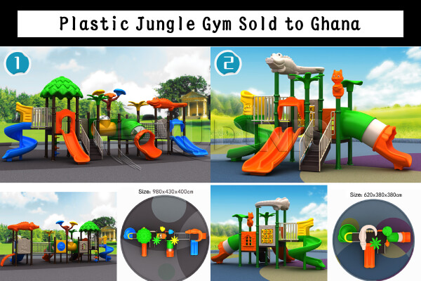 Dinis Outdoor Playground for School Shipped to Ghana