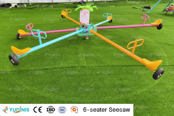 6-people Seesaw Outdoor Playground Equipment